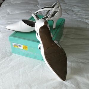 Marbella “Vivid” White Pumps